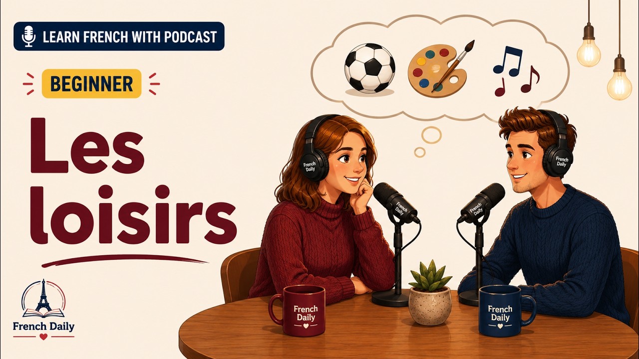 Les loisirs | Hobbies & Free Time | French A1 Podcast