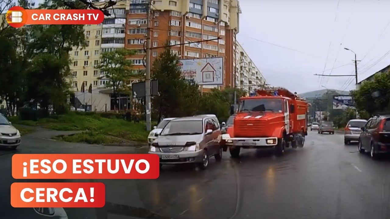 Conductores Imprudentes en Rusia Captados en C&aacute;mara | Car Crash TV