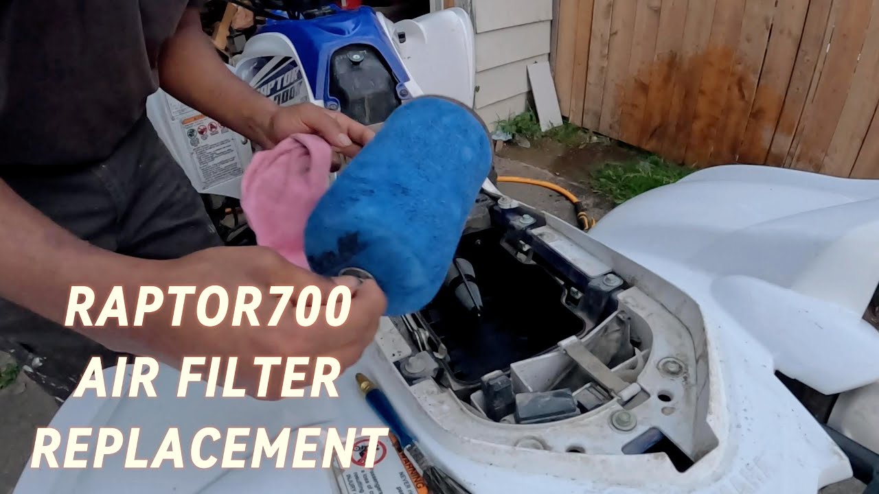 RAPTOR 700 AIR FILTER | REPLACEMENT AND CLEAN