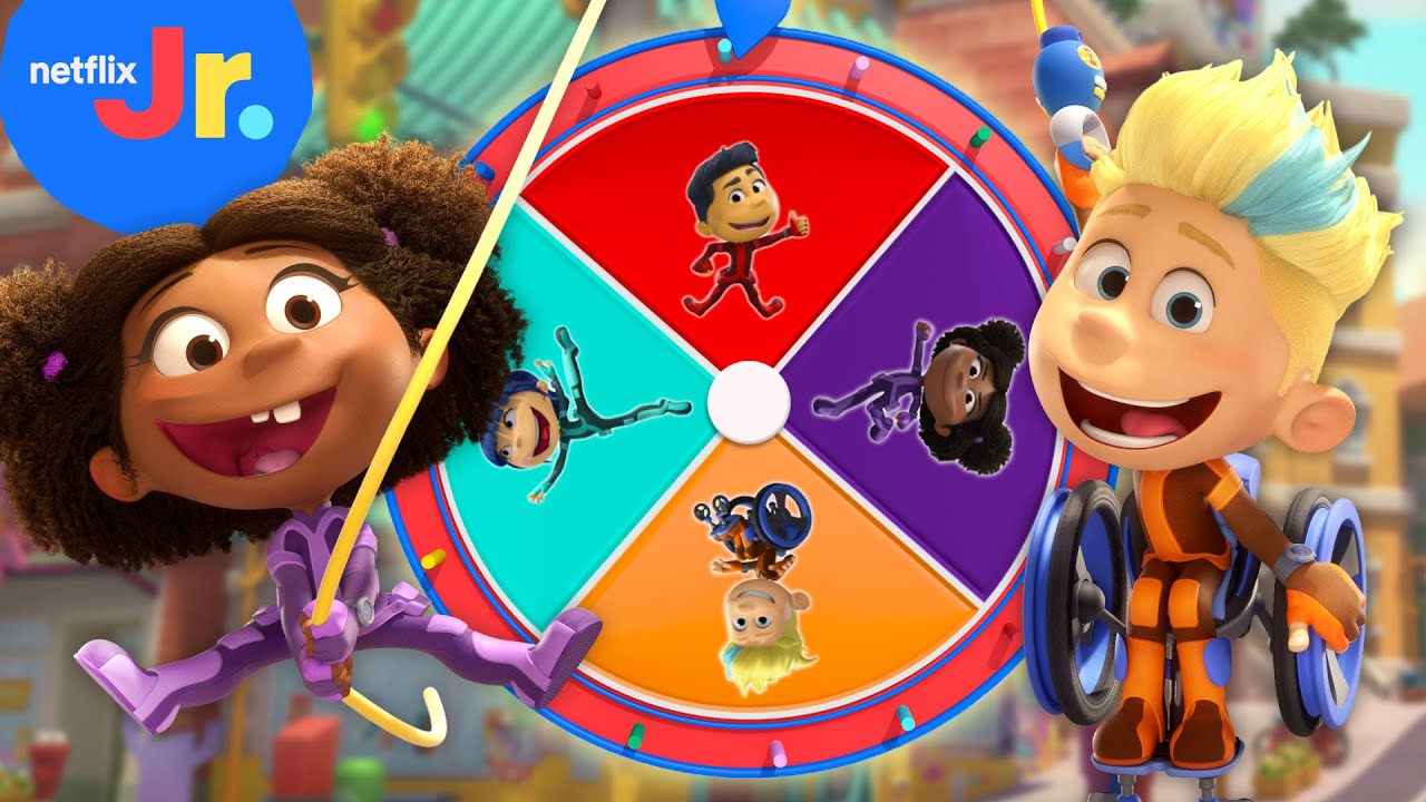 Team Zenko Go Mystery Wheel of Missions | Netflix Jr