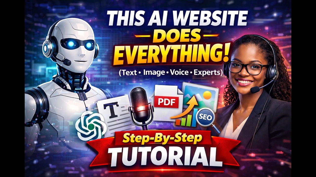 This AI Website Does EVERYTHING (Text, Image, Voice, Experts) Step-by-Step Tutorial