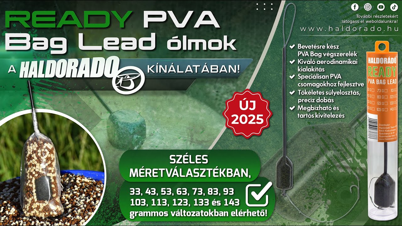 Döme Gábor - ♻️ PVA tasak megtöltése és READY PVA BAG LEAD használatba vétele 👌
