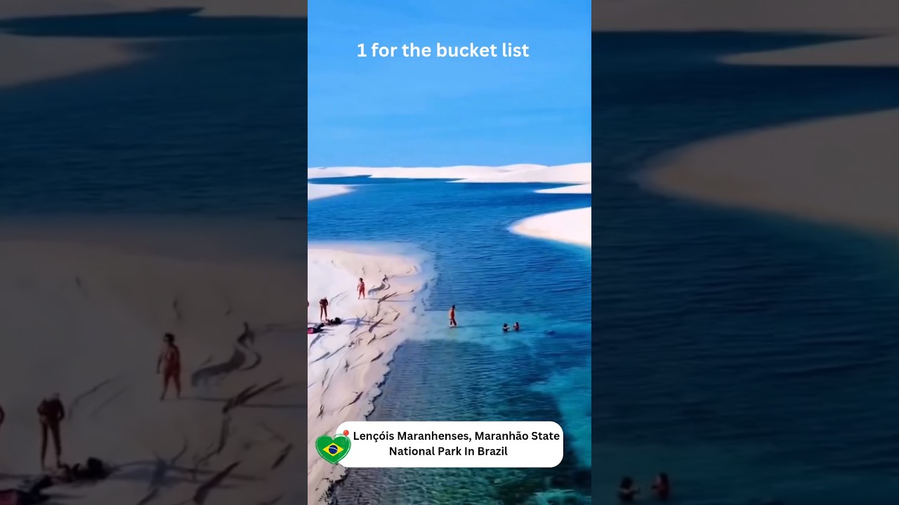 Breathtaking Beauty of Len&ccedil;&oacute;is Maranhenses National Park | Brazil&rsquo;s Hidden Paradise! 🇧🇷✨