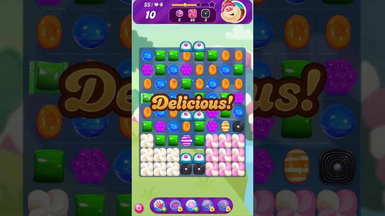 Candy Crush Saga Level 50-58 | No Boosters 🌟🌟🌟