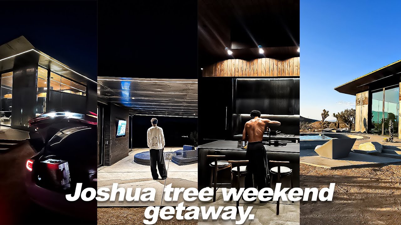 SUMMER VLOG | road trip to joshua tree, staying in a mansion, manifesting life, good eats