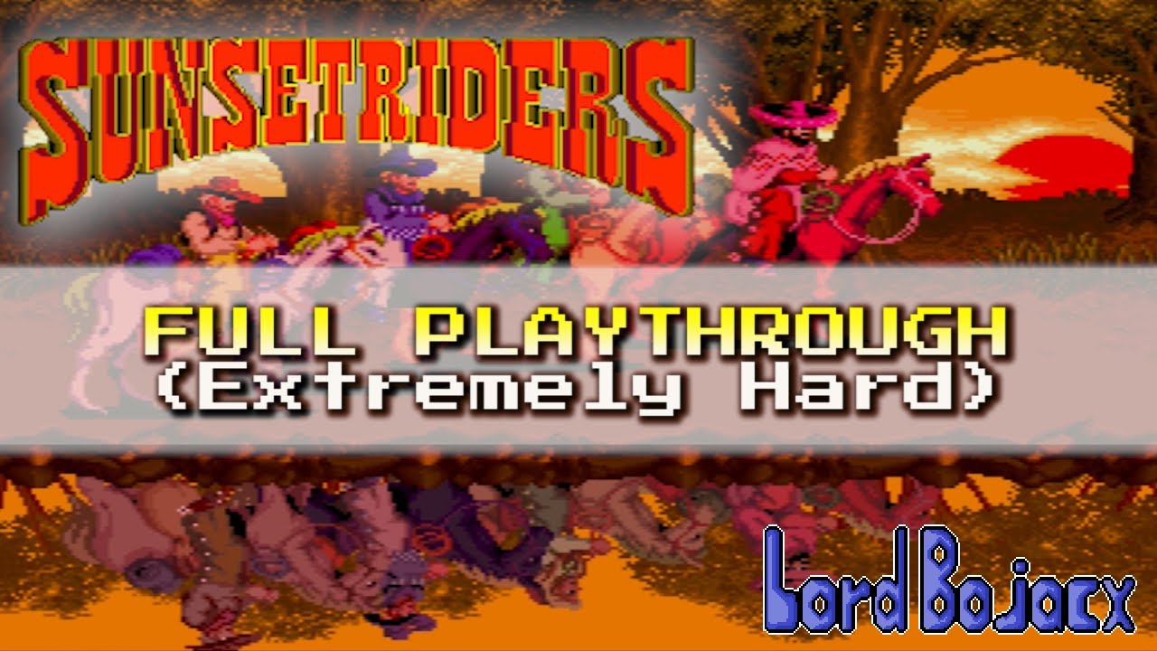 Arcade Archives - Sunset Riders (Switch) (Full Playthrough - Extremely Hard - No Commentary)