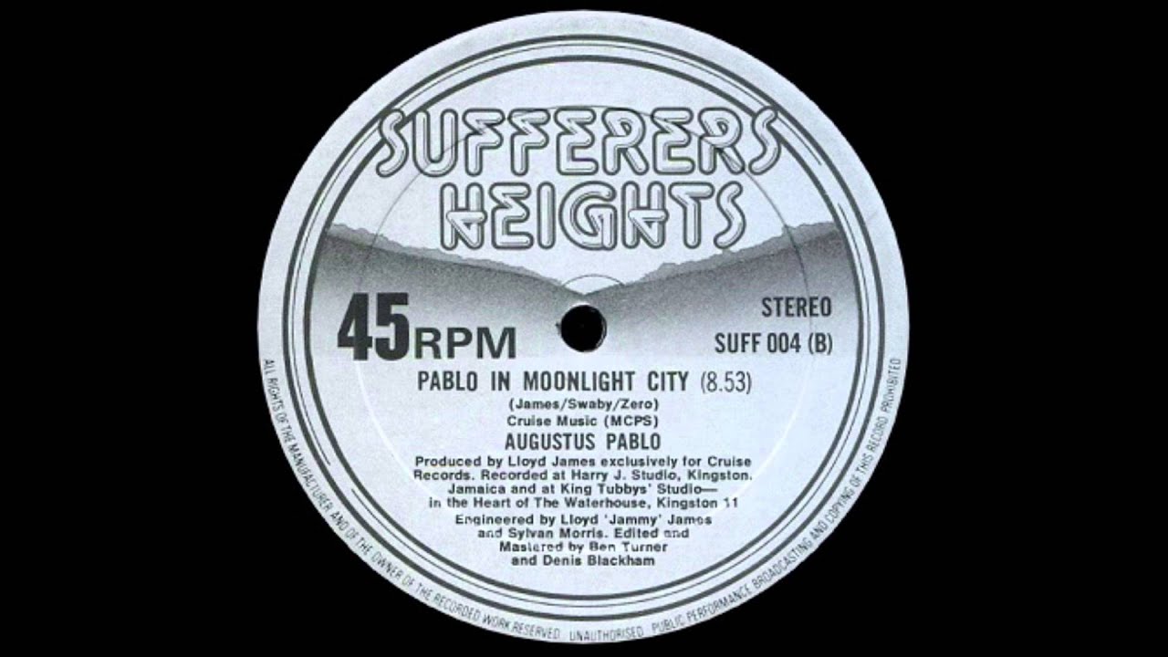 12'' Augustus Pablo - Pablo In Moonlight City (& dub)