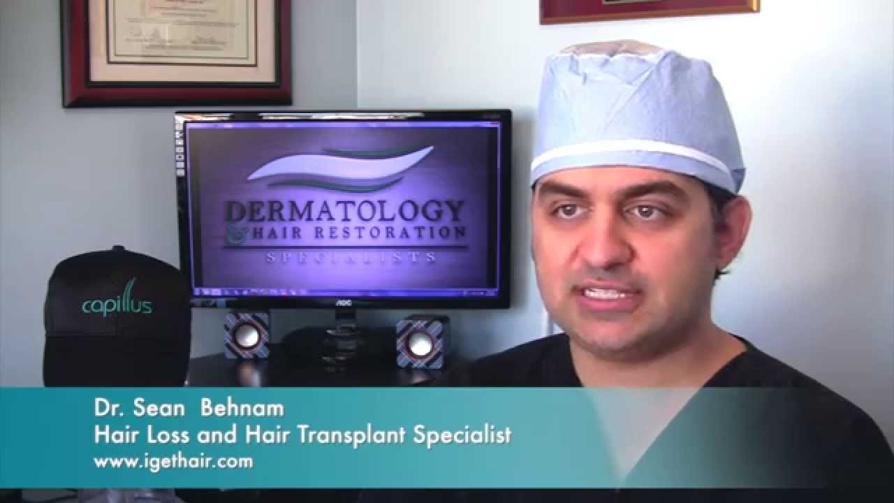 Los Angeles Hair Transplant Surgeon, Dr. Sean Behnam, Discusses Capillus Laser Cap for Hair Loss