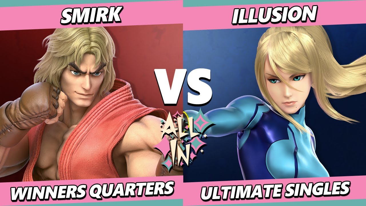 ALL IN - Smirk (Ken) Vs. IllusioN (ZSS) Smash Ultimate - SSBU