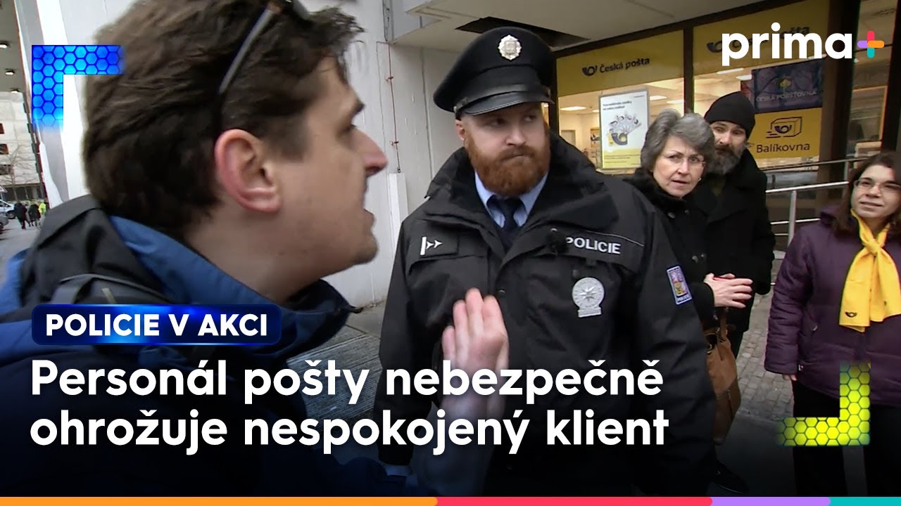Agresivní muž na poště ohrožuje klienty i personál | Policie v akci