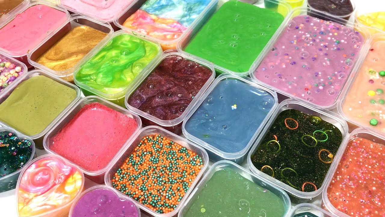MIXING ALL MY SLIME !! SLIME SMOOTHIE - MOST SATISFYING Videos #7
