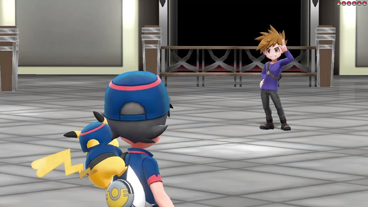 Defeat Gym Leader 08 Blue with Shiny Mega Gyarados Pokemon Let's Go. Money Reward: 19,040