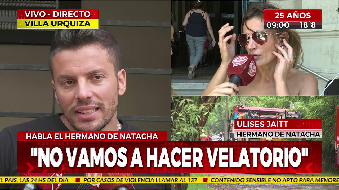 La muerte de Natacha Jaitt. Habló el hermano de la actriz
