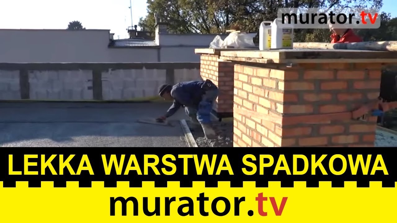 Lekka warstwa spadkowa na stropodachu. Jakie są korzyści?
