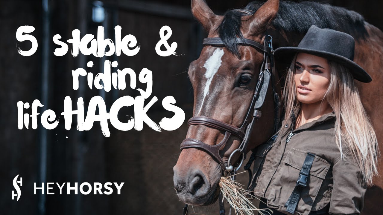 EQUESTRIAN HACKS: 5 Stable and Riding Hacks You Should Know! | Helene & Con Quick