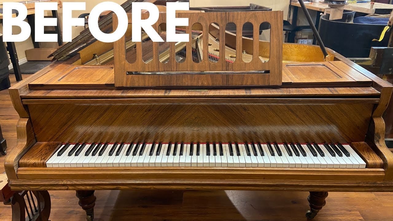 Unique Story! - 1924 Erard Grand Piano “Before Restoration Video”