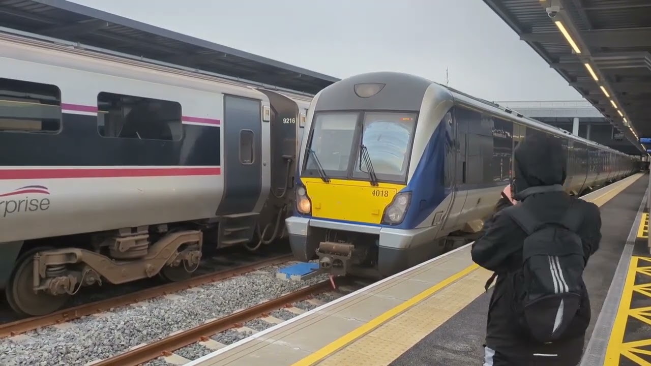 Trainspotting at the new Belfast Grand Central