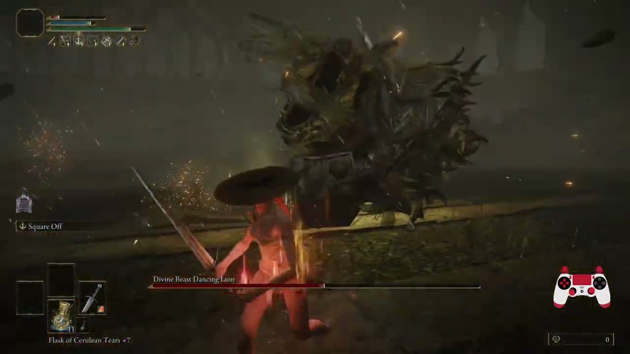 Elden Ring DLC Dancing Lion RL1 (No Leveling, No Hit, No Scadutree Blessings)