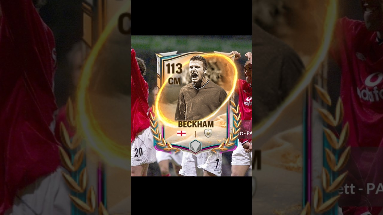 ORIGINAL IMAGES OF ALL BECKHAM CARD FOOTYVERSE EVENT 