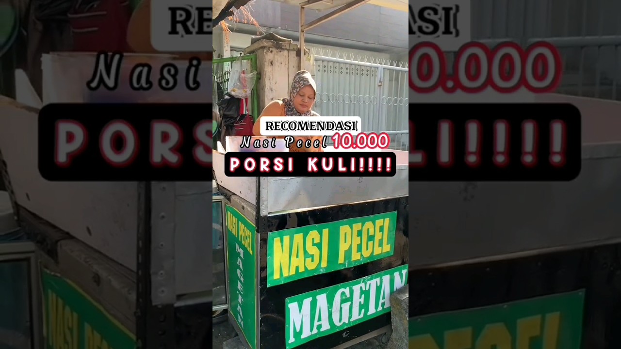 rekomendasi nasi pecel 10k porsi kuli#shorts #kulineran #kulinerpagi #nasipecel
