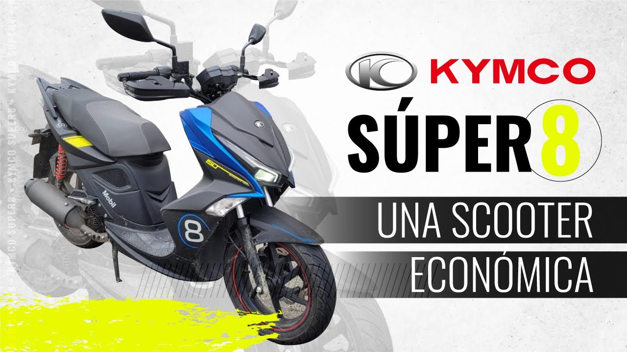 Moto KYMCO SUPER 8 🛵 - La calificamos de 1 a 10 ✅