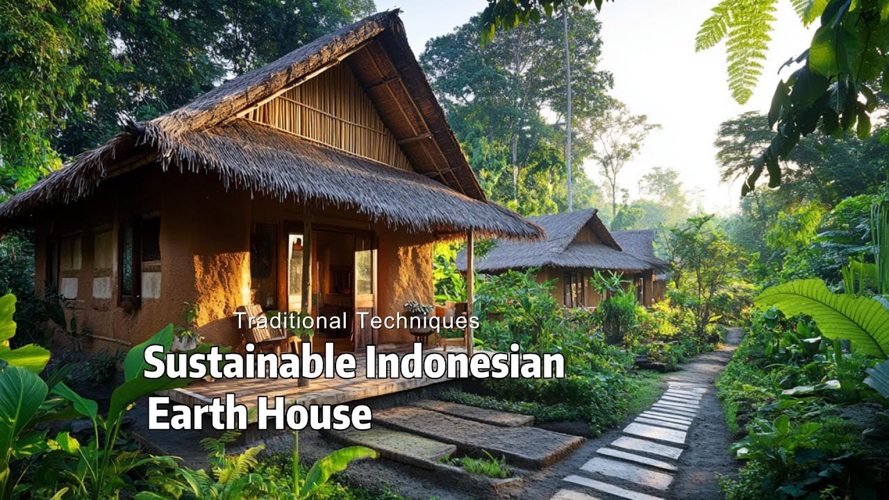 How to Build a Sustainable Indonesian Earth House: Traditional Techniques