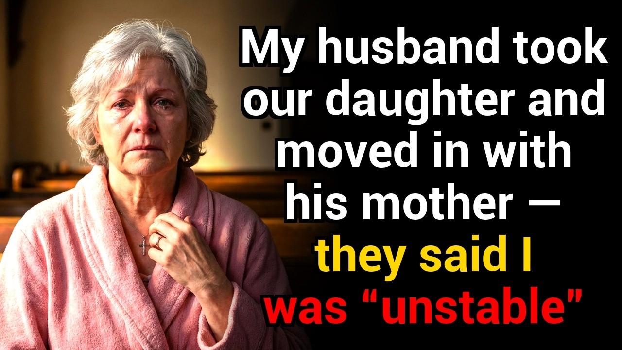 My husband took our daughter and moved in with his mother — they said I was “unstable”
