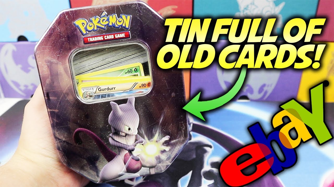 YOU WILL NOT BELIEVE WHAT WAS IN THIS TIN! Ebay Tin Full of Old Pokemon Cards!