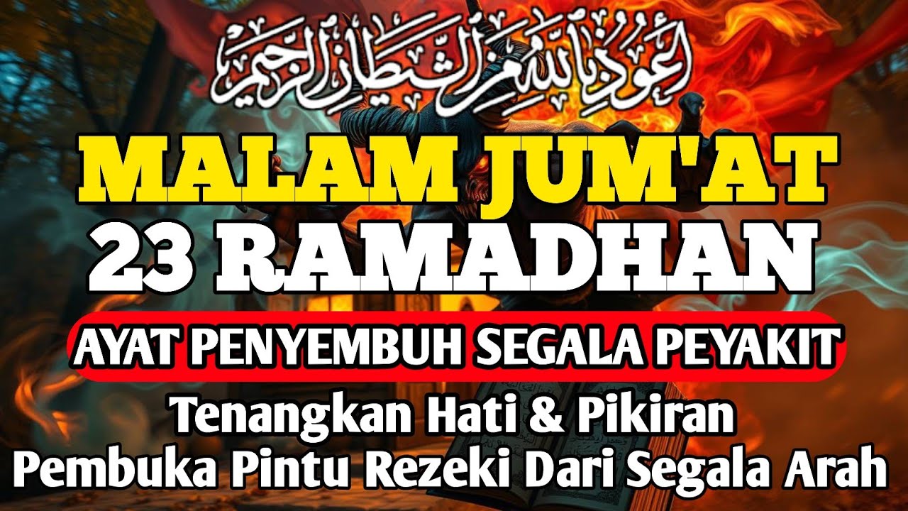 MALAM JUM'AT RAMADHAN DOA PENYEMBUH SEGALA PENYAKIT,INSYAALLAH SAKIT DITUBUHMU SEMBUH  By ALAA AQEL