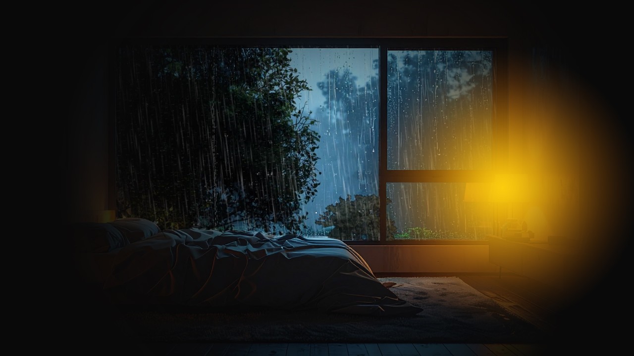Cozy Bedroom Rain for Nights That Feel Heavy