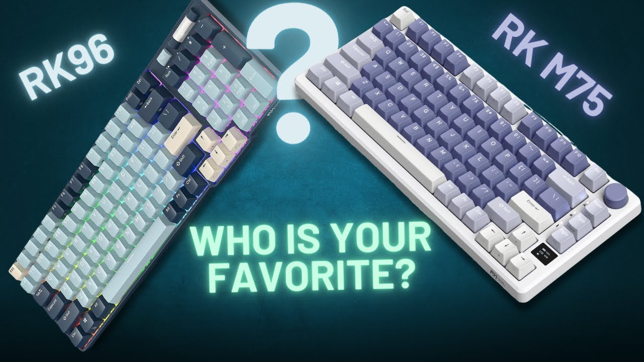 The Ultimate Battle: M75 vs RK96 Mechanical Keyboards