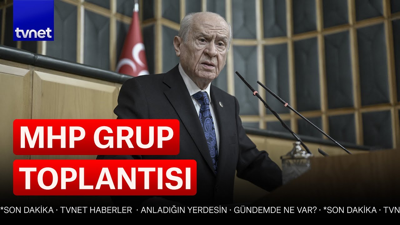 #CANLI Bahçeli Suriye için ne diyecek?
