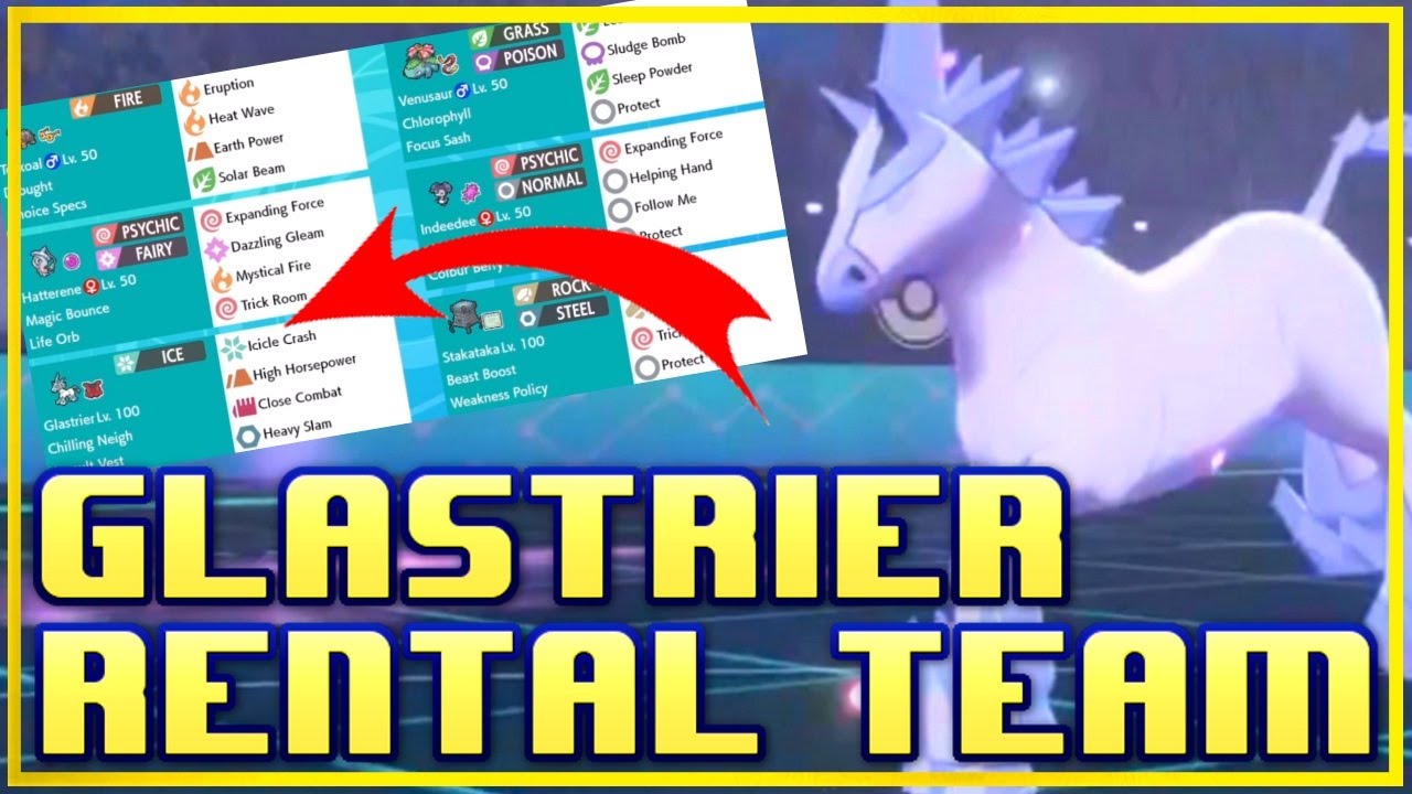 Glastrier Rental Team! Crown Tundra VGC 2021 Pokemon Sword and Shield Series 7 Competitive Battle