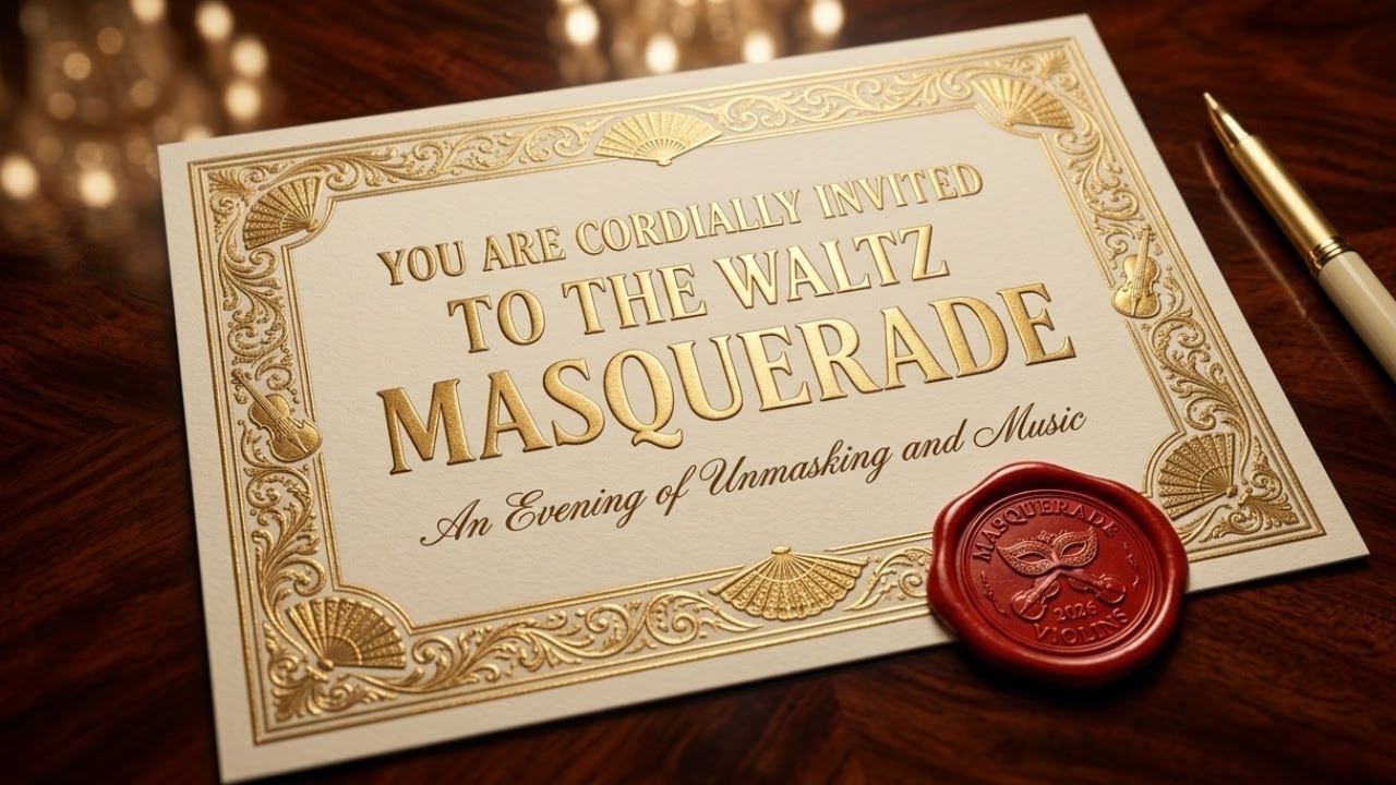 You are Invited: The Secret Bridgerton Masquerade (Elegant Waltz)