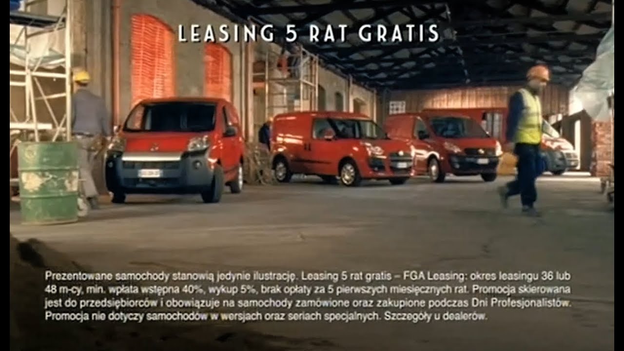 Reklama Fiat Professional Fiorino, Nowe Doblo Cargo, Scudo, Ducato Dni Profesjonalist&oacute;w 2011 Polska