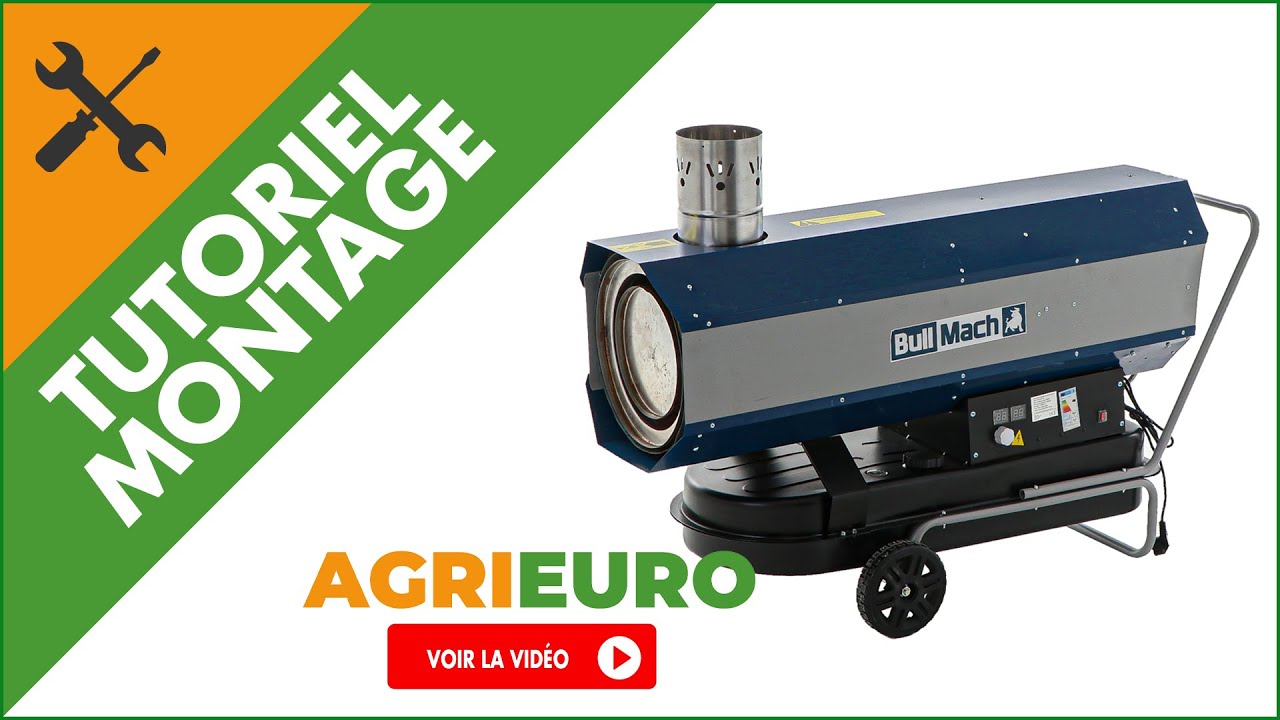 Tutoriel d'assemblage du Générateur d'air chaud diesel BullMach BM-IDH 50KW - à combustion indirecte