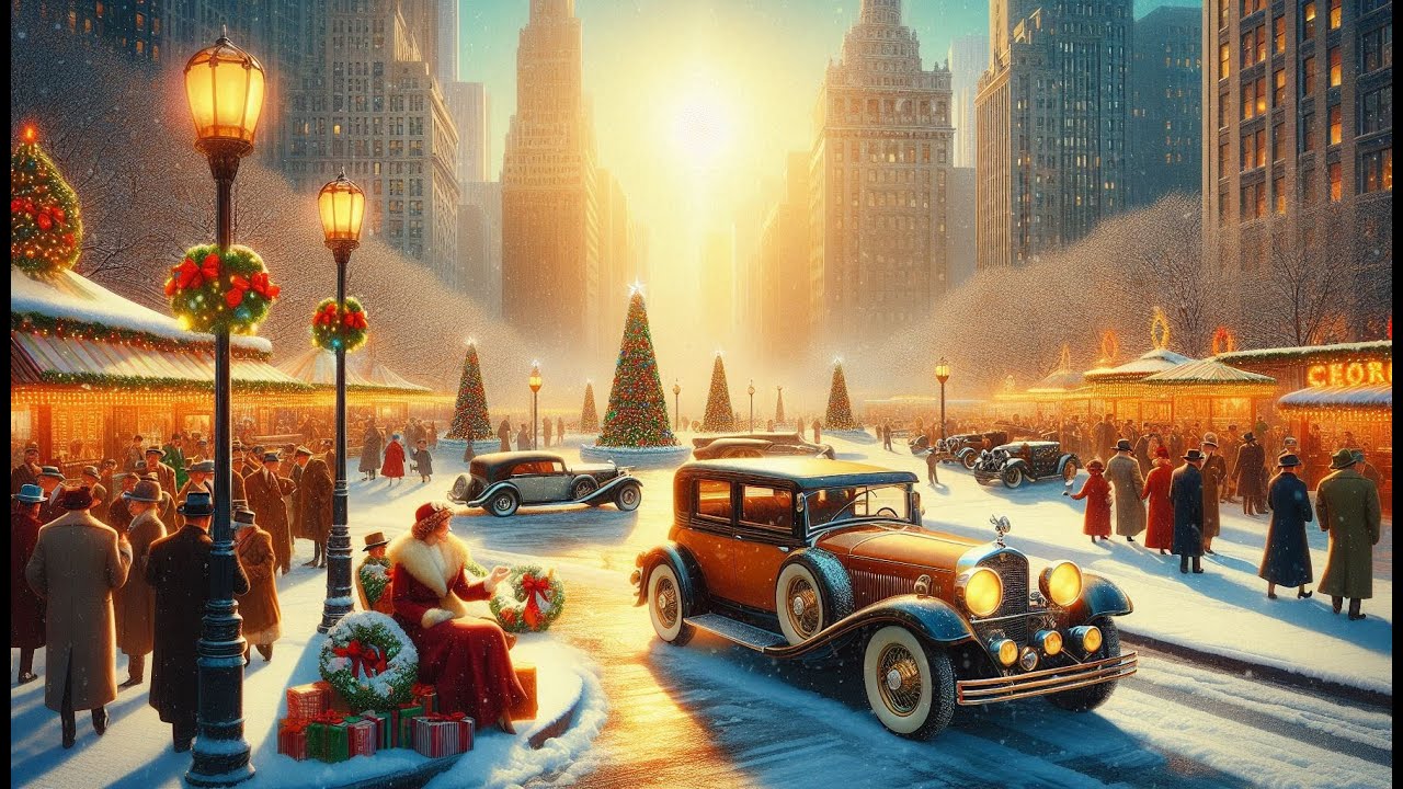 🎄 Retro Vintage Christmas Ambience  Cozy Jazz, OldiesSongs & Winter Night Vibes ❄️