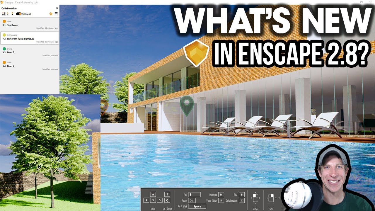 WHAT'S NEW in Enscape 2.8?!?! (Animated Vegetation and More!)