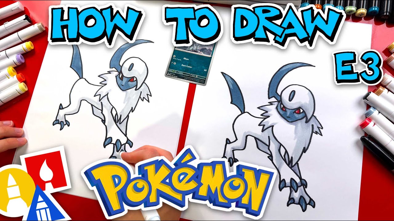 How To Draw Absol Pokemon - Ep 3