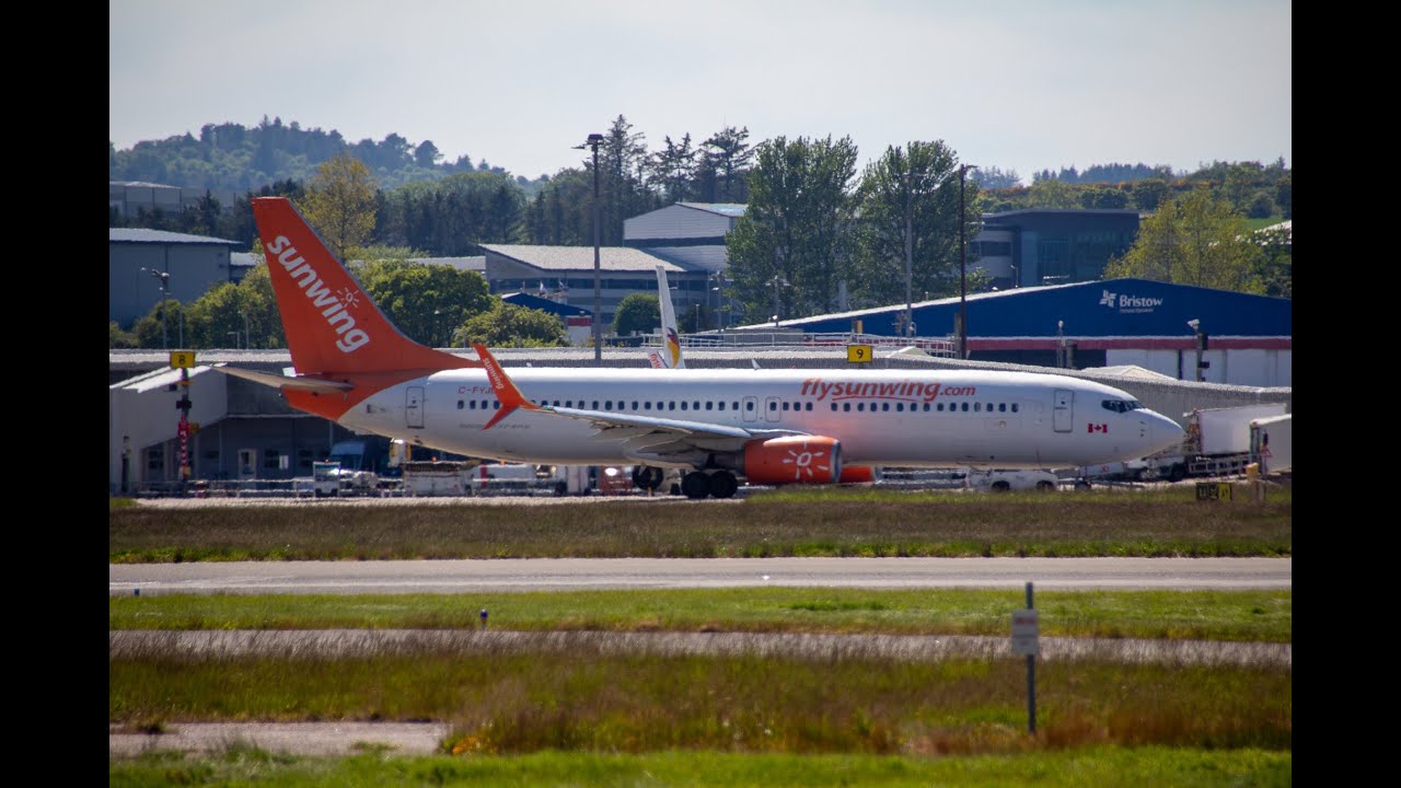 Sunday Afternoon Plane Spotting at Aberdeen ABZ airport, 5th June 2022