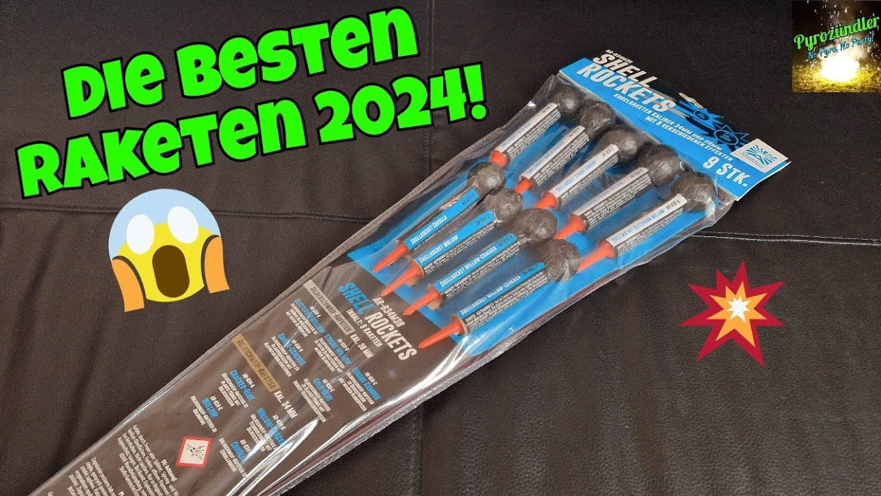 Die besten F2 Raketen 2024 | Argento Shell Rockets [34/38mm Mix] [Funke] | Pyrozündler