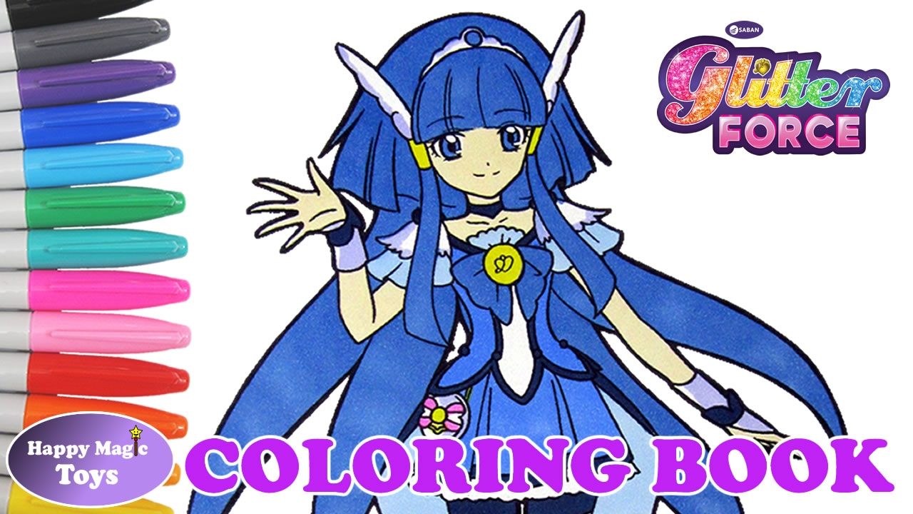 Coloring Book Glitter Force Smile Precure Glitter Breeze Happy Magic Toys