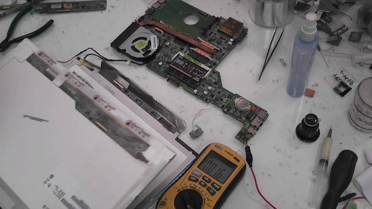 Asus u30sd нет подсветки матрицы заменяем шим LED подсветки