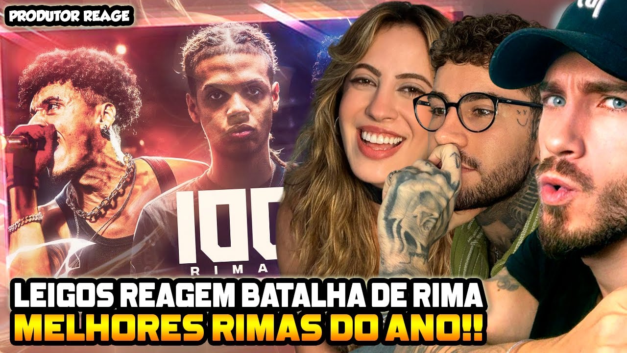 (ESSA RIMA SEMPRE ARREPIA!!)  PRODUTOR REAGE 100 RIMAS VICIANTES de 2025! ⚡ (REACT)
