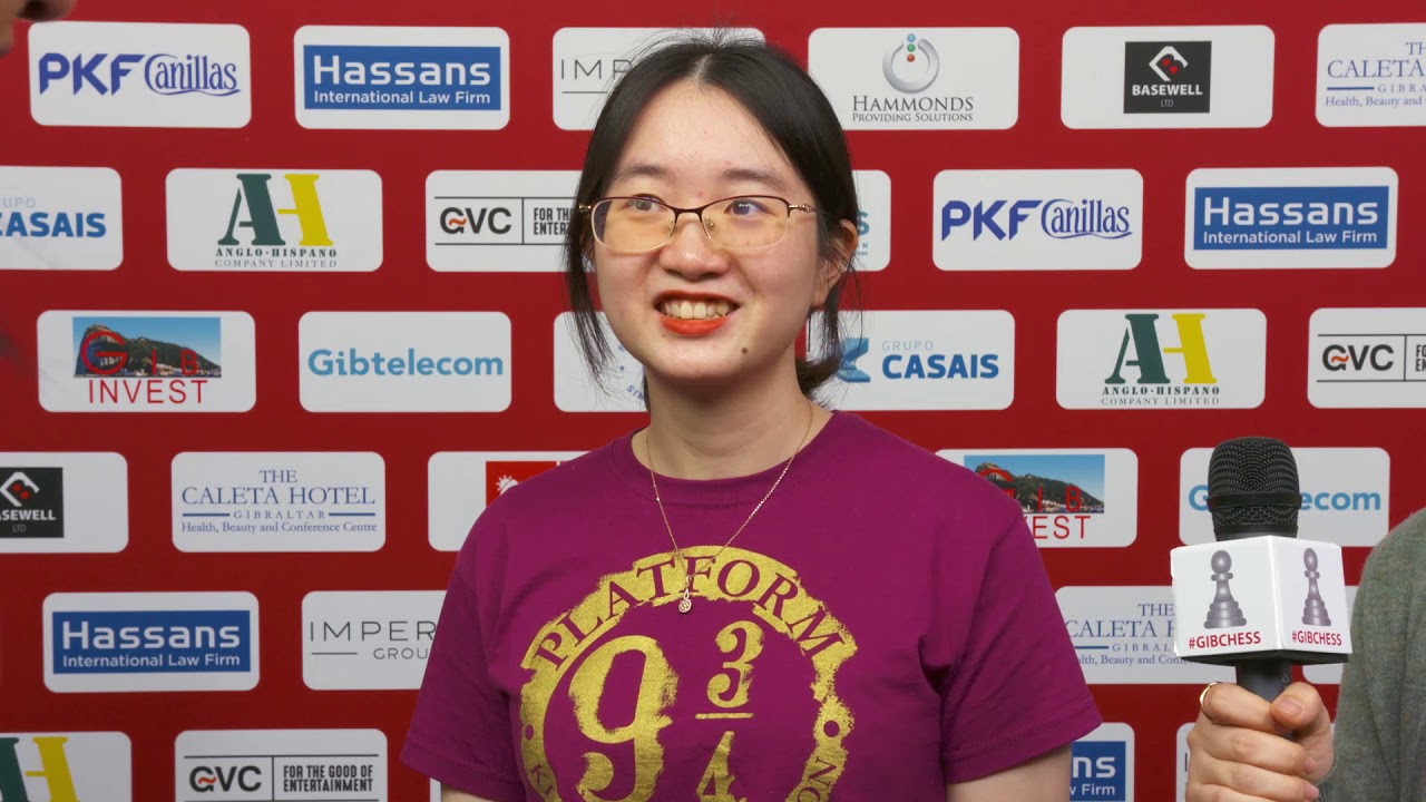 Tan Zhongyi wins Women's Prize | GibChess 2020