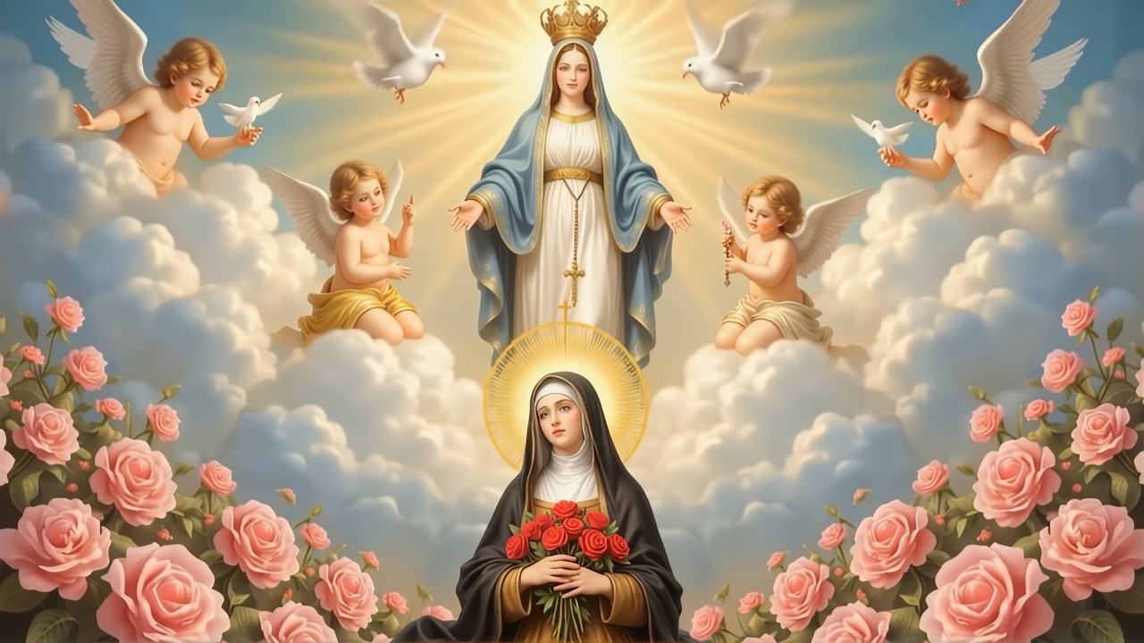 Послушайте 1 минуту Дева Мария, • исцеляющая ВАШЕ ТЕЛО И ДУШУ • Ангельская исцеляющая музыка