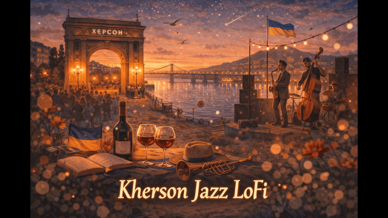 Kherson Jazz LoFi - Ukrainian Riverside Chill 🇺🇦 | Study, Relax, Dream (2 Hours)