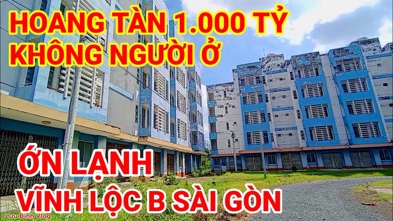 ỚN LẠNH ! HOANG TÀN 1000 TỶ KHÔNG NGƯỜI Ở | KHU TÁI ĐỊNH CƯ VĨNH LỘC B BÌNH CHÁNH SÀI GÒN