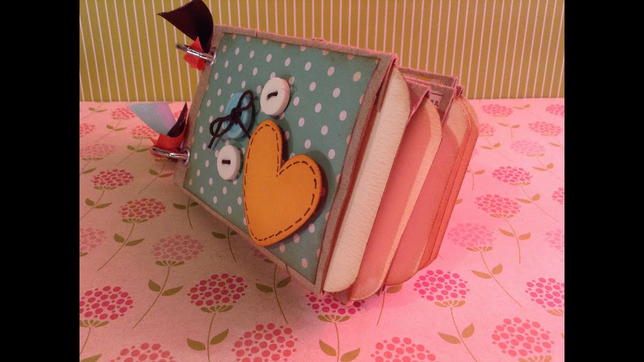 TUTORIAL Minibook Rollos de Papel Higiénico/Toilet Paper Roll Minibook Scrapbook