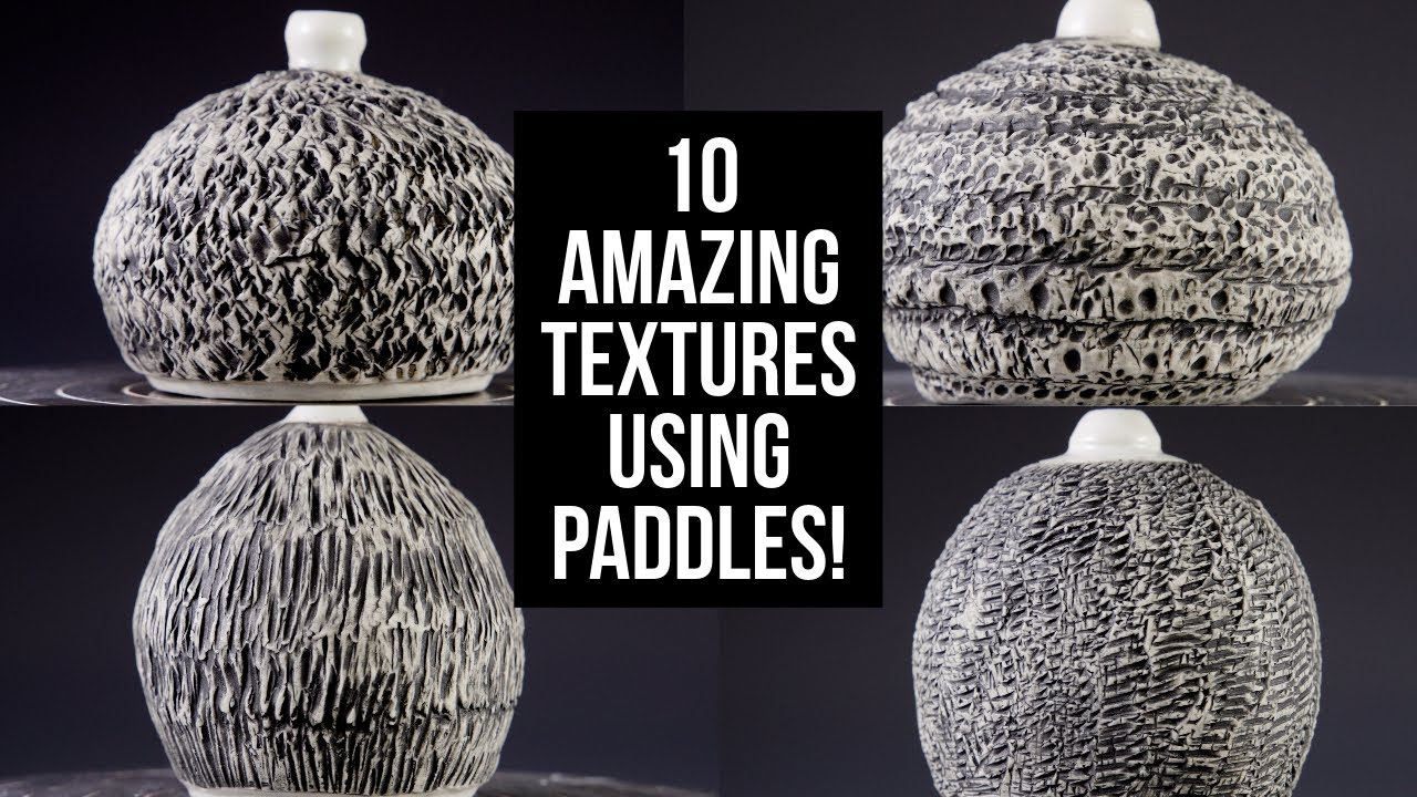 10 Amazing Textures Using Paddles! - SPANK YOUR WAY TO BETTER POTTERY!